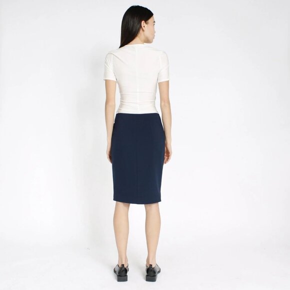 Marie St. Pierre Louane Skirt - DEEP BLUE (CANADIAN MADE) - Picture 2 of 15